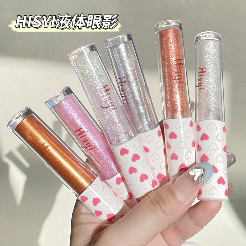 一滴泪液体眼影超闪亮片偏光亮晶晶卧蚕笔提亮单色眼影高光修容学