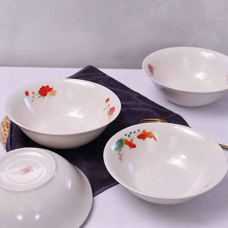 老式陶瓷碗家用面碗菜碗粥碗农村扣肉碗6寸碗斗笠碗复古碗三大碗,餐饮具,碗,淘宝优惠券,粉丝福利购,淘宝优惠卷