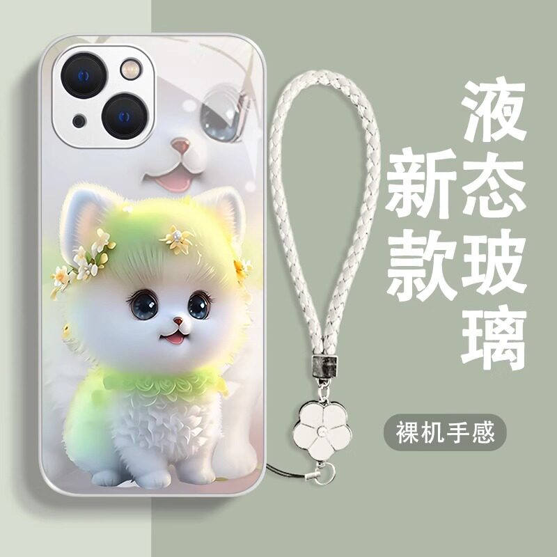 硅胶xr硬壳高级感小众毛绒狗适用