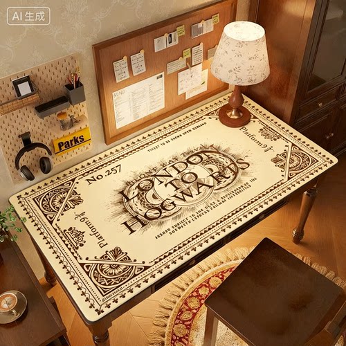 哈利波特9¾站台车票鼠标书桌垫