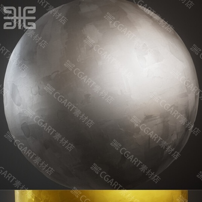 Substance Designer风格化金属材质SD卡通材质球sbs sbsar