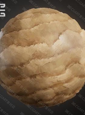 Substance Designer sp风格化手绘沙子沙滩流沙纹理材质球sd材质