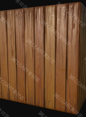 Substance Designer风格化木材材质sp木头材质sd木头材质sd源文件