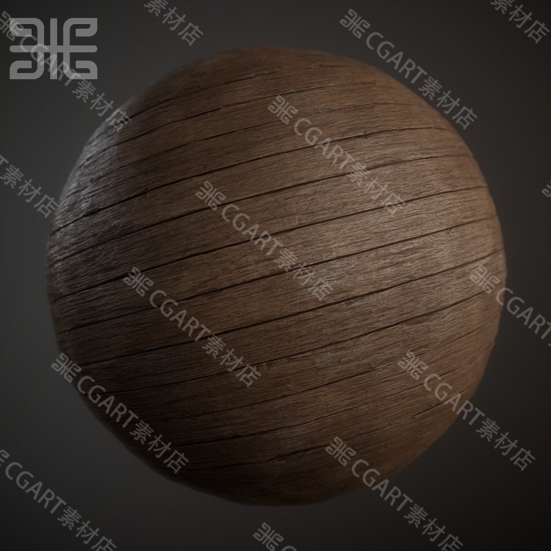 Substance Designer写实旧木板材质 sp木条材质sd木头纹理材质sbs