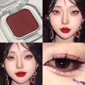 2025新款 鞠式 破碎感红棕色下至 单色眼影盘多用卧蚕酒红色初学者