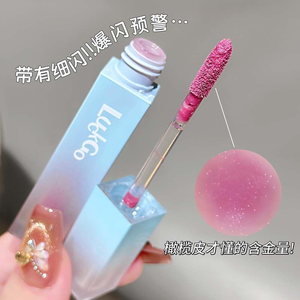 正品细闪唇釉渐变管身设计显色自然不挑皮日常通勤百搭唇彩笔学生