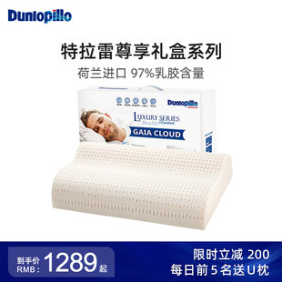 DUNLOPILLO 邓禄普荷兰进口盖伊雅舒睡波浪枕特拉雷工艺乳胶枕头