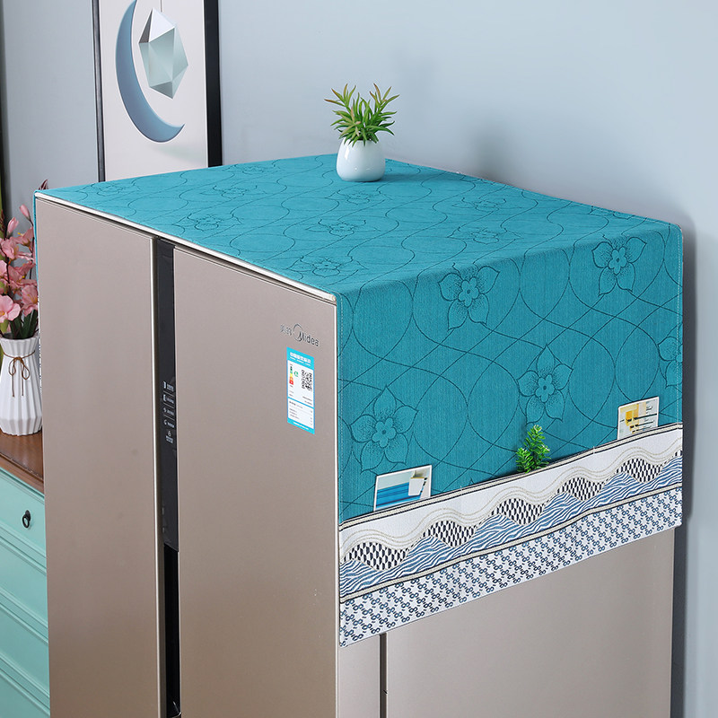 冰箱防尘布防尘罩盖巾冰箱顶盖布装饰双门四开单开门冰箱罩盖布冰,居家布艺,万能盖巾,淘宝优惠券,粉丝福利购,淘宝优惠卷