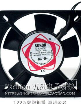 sunon建准12025 交流220v 滚珠工业机轴流风机/风扇DP201AT12025