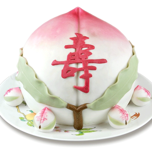 御茶膳房庆典寿桃之【天下一桃】老人生日祝寿礼品过寿蛋糕点心