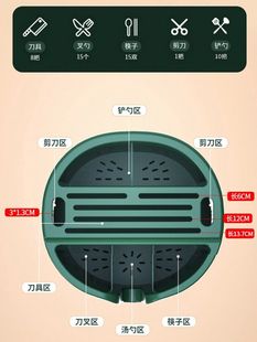 厨房旋转刀架置物架台面多功能筷子筒刀架一体收纳盒家用菜刀沥水