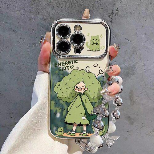 绿色头发女孩适用一加手机壳