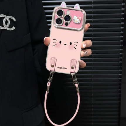 火翔粉卡通猫适用于红米note14/13PRO手机壳11/9pro12Turbo4保护套k90k80PRO小米17/15sPRO1413女CIVI5新视窗