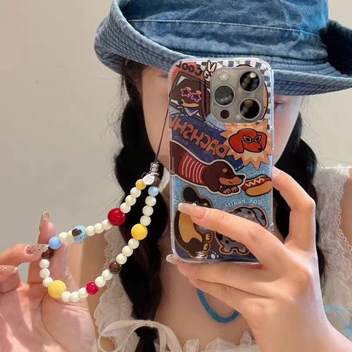 牛仔布腊肠狗适用于oppofindx9手机壳findx7Ultra/x8pro/x6女款K12xk11k9pro10全包保护套FINDX8s+/x3pro魔方