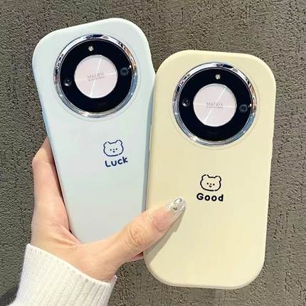 简约银镜胖墩适用于oppofindx9手机壳reno15pro/14/1312/11/9/8/7/5r17女r15/Findx8s+/x6x7pro4se镜框保护套