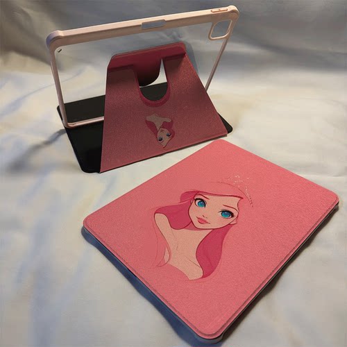 粉发公主适用苹果平板保护套
