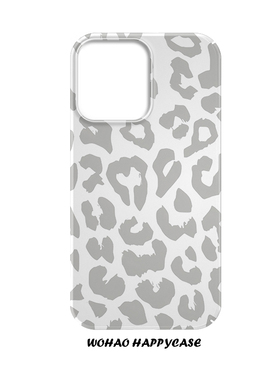 简约豹纹适用于华为Nova14手机壳苹果17promax创意iPhone14小米15高级12/13磨砂16华为mate70pro保护套防摔