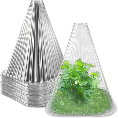 植物幼苗育苗保护罩蔬菜遮阳罩防晒防鸟秧苗保温罩子种菜小拱棚