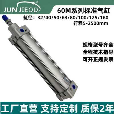 源头60M2P32/40/50/63/80/100康茂盛型方形双作用标准气缸
