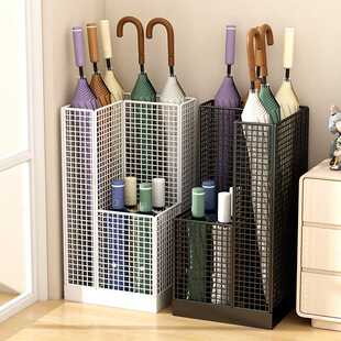 雨伞收纳架家用门口置物架放伞神器办公室门外入户雨伞桶沥水架子