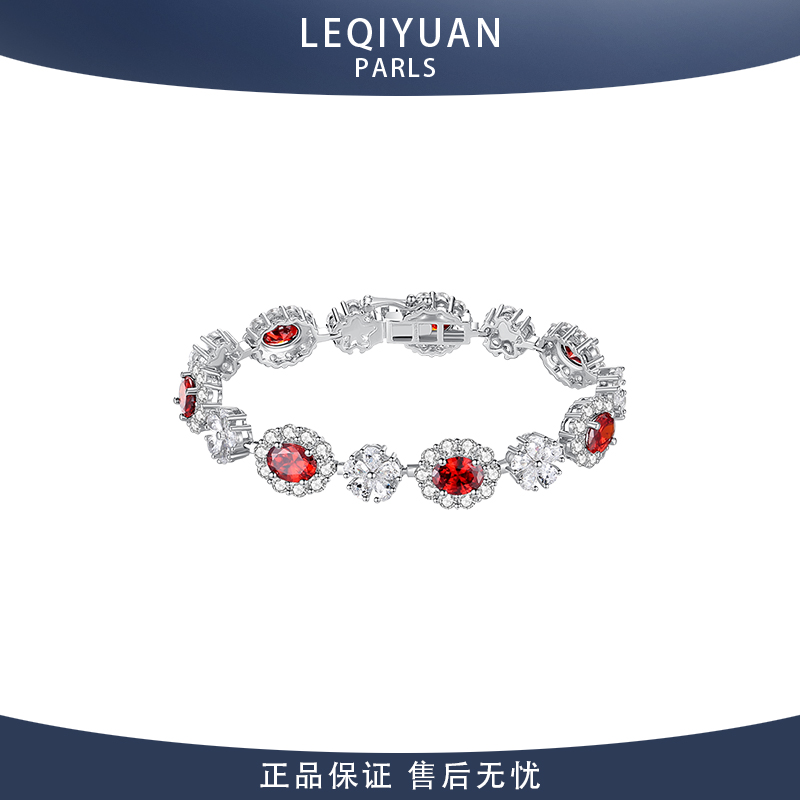 925银手链女leqiyuan锆石时尚