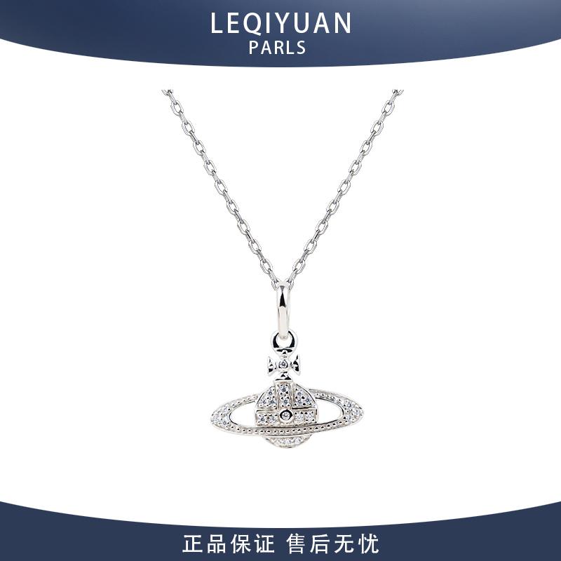 土星项链女925纯银甜酷小众颈链