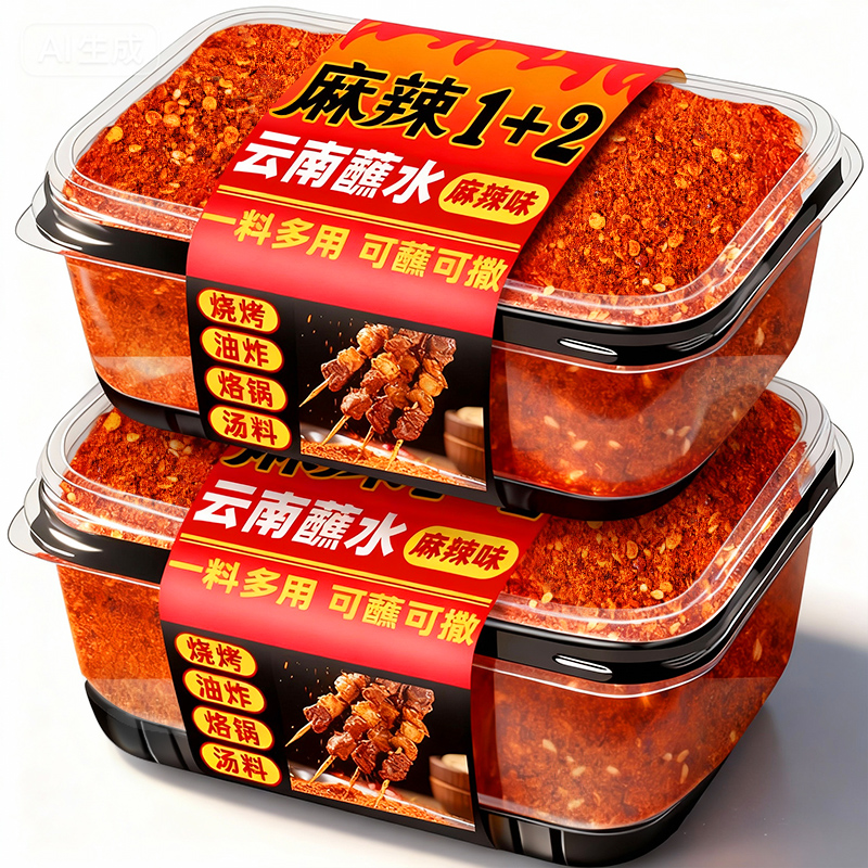 坤太1十2特麻特辣小包装辣椒面