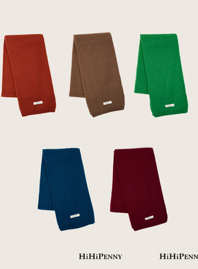 【张琪JIEJI】HiHipenny/基础款的力量100%纯羊毛围巾纯色围脖