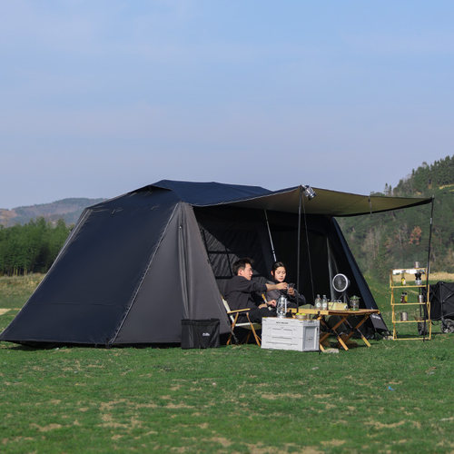 狼行者两室四厅帐篷双层铝杆