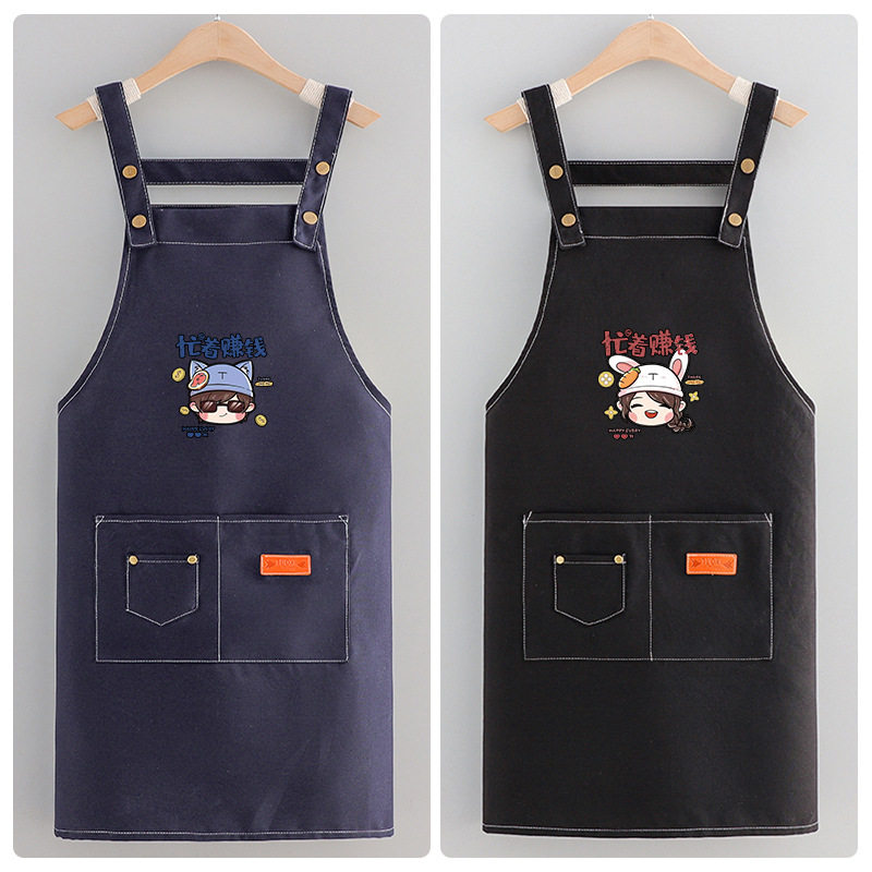帆布背带围裙男女外穿罩衣防脏污居家工作时尚工作服外套厂家批发,家庭/个人清洁工具,围裙套装,淘宝优惠券,粉丝福利购,淘宝优惠卷