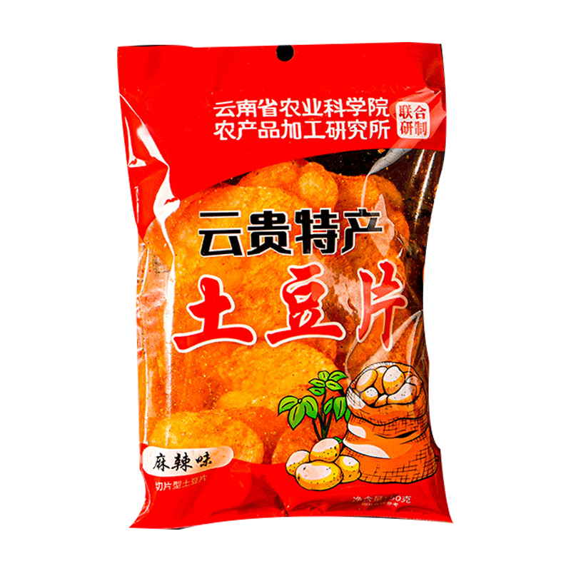 原切云南特产麻辣土豆片滇二娃