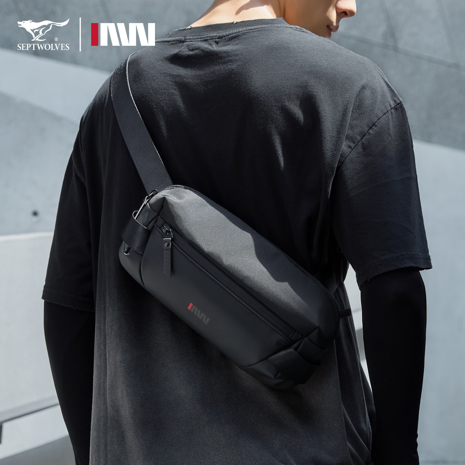 七匹狼挎包男士腰包轻便胸包2025年新款时尚斜挎包骑行手机包收钱,箱包皮具/热销女包/男包,男士包袋,淘宝优惠券,粉丝福利购,淘宝优惠卷