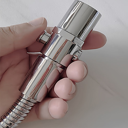 超小迷你喷头气泡柔和出水婴儿宝宝洗澡洗头小号止水旅行便携花洒