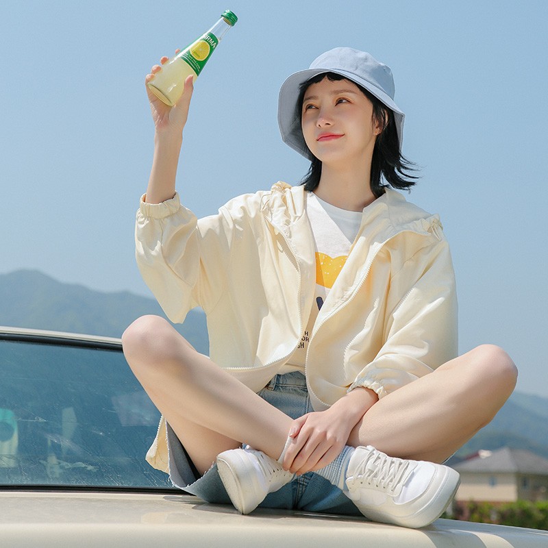 宝娜斯轻薄防晒衣2021新款女夏季薄款防紫外线透气服外套长袖宽松