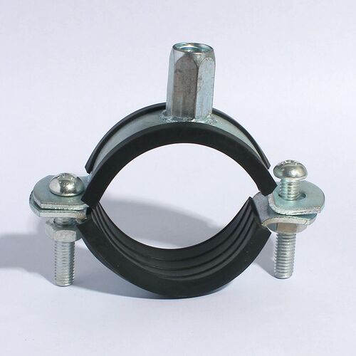 重型双立管卡器金属铁管夹镀锌水管抱箍加厚国标绝缘型卡箍