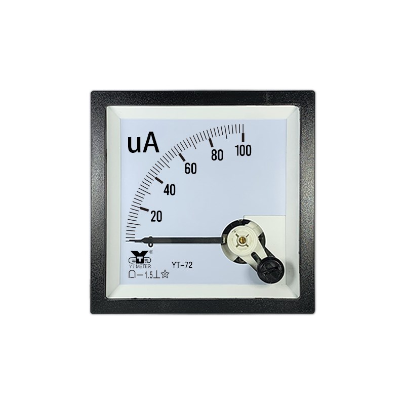 cp72直流微安表50ua 100uA 200uA 300ua 5J00ua电流表dc dh72 sq7