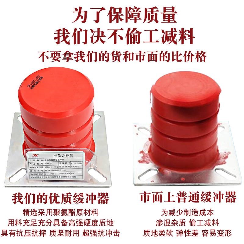骄杨聚氨酯电梯缓冲器JHQ-A1 A2 A3B 非线性蓄能型JHQ-B1 B2 B3 B