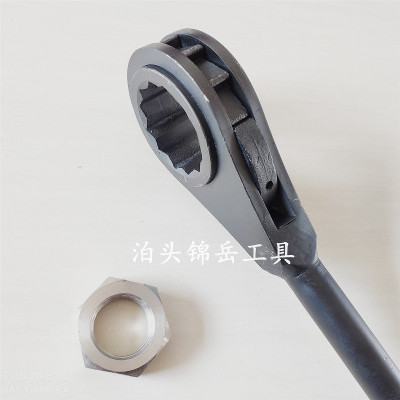 重型快速棘轮梅花扳手12角u扳手30/36/46/55单向大棘轮扭力大