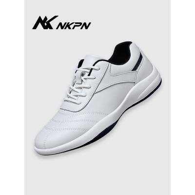 头层牛皮男鞋2025新款休闲皮鞋韩版百搭商务软底透气运动旅游鞋子