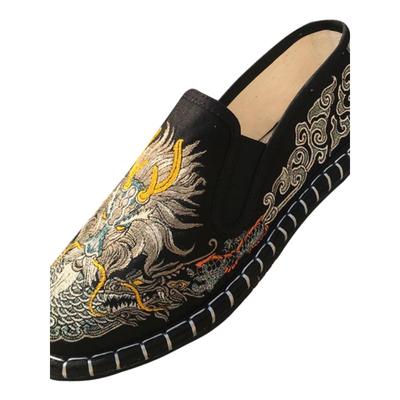 中国风刺绣花纯手工老北京布鞋千层底布仆绣艺加绒软底防臭男女鞋