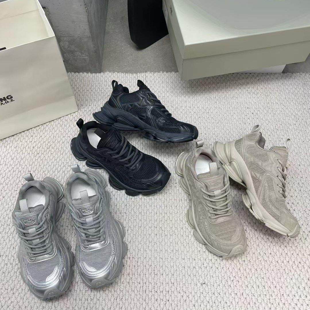 欧洲站2025秋季新款真皮网面厚底老爹鞋女显脚小增高休闲运动鞋女,女鞋,老爹鞋,淘宝优惠券,粉丝福利购,淘宝优惠卷