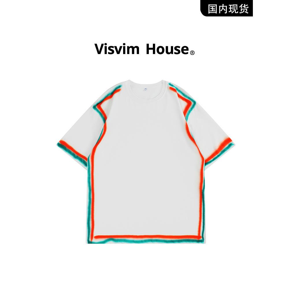 【现货品牌折扣】VISVIM WINGS短袖T恤男士夏季新款宽松情侣半袖