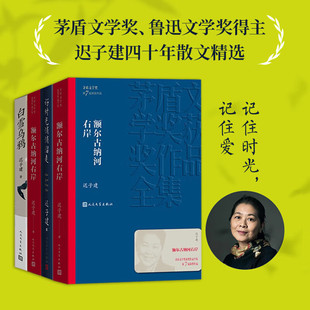 迟子建作品文集全4册 白雪乌鸦+烟火漫卷+生命如歌好时光悄悄溜走+额尔古纳河右岸 茅盾文学奖得主作品 中国现当代文学书籍
