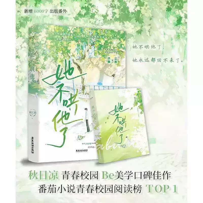 【官方正版】她不哄他了  高人气BE美学口碑新作 新生代人气作者秋日凉首本青春校园代表作 超百万读者阅读 番茄小说青春校园