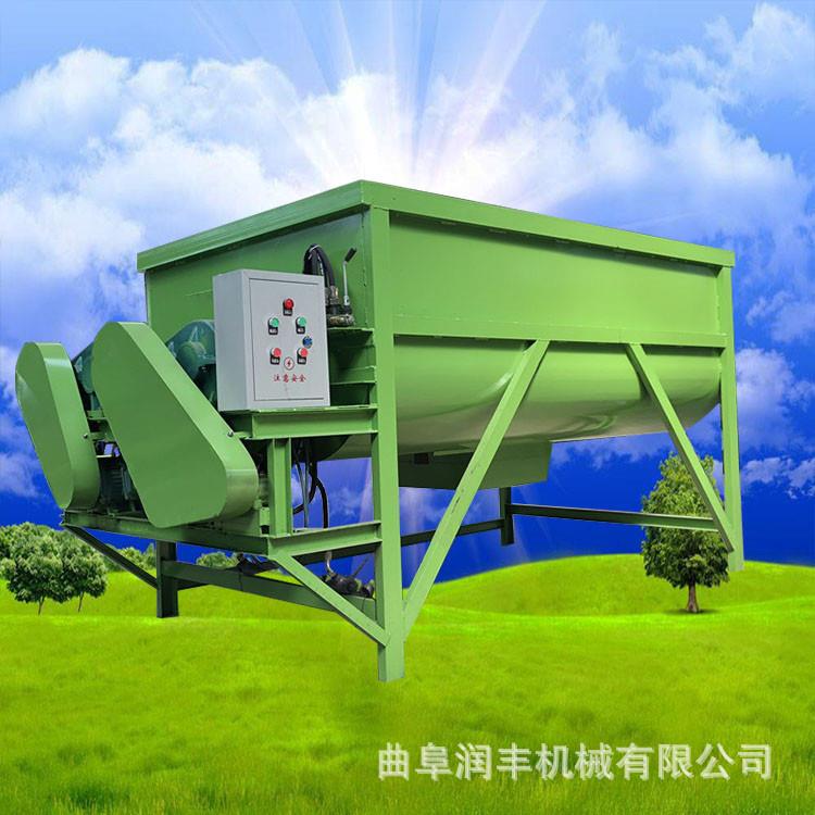 牧区饲料料搅机拌机大容量5方电动合饲料搅拌牛场秸秆螺混旋拌机