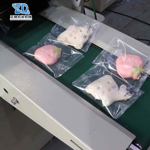 自动馒头装水饺面包托盘袋高速枕式包装机 厂供食家品直包装ZD-ES