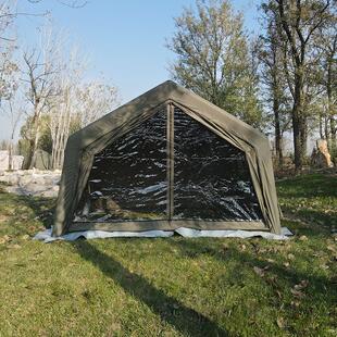 军鑫coo0115dy充气帐厅军事风可拓展一室一户外露营格营地帐免搭