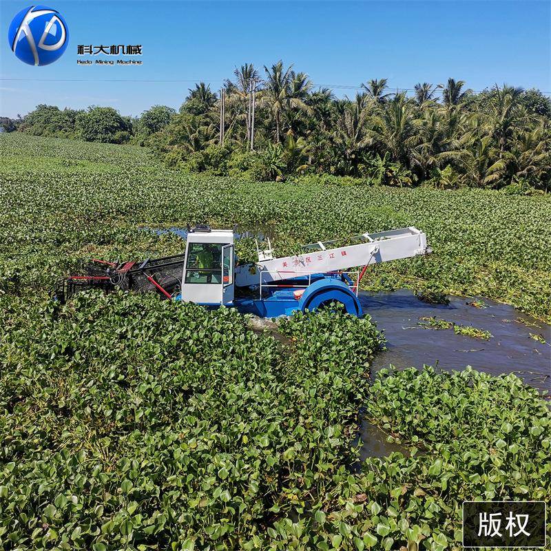 海南口全自KD-1200动水洁芦打葫捞船 水库垃圾海树枝清理船 河道