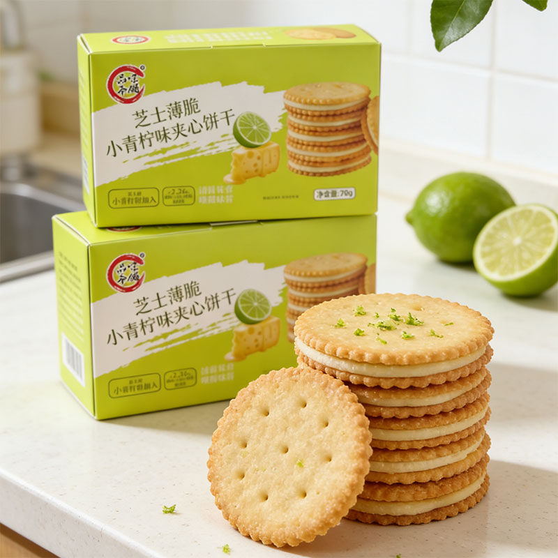 品味本铺小青柠味夹心饼干
