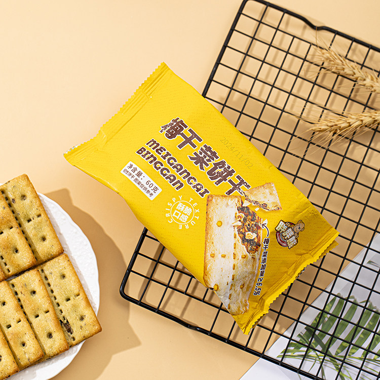 胖胖熊梅干菜饼干咸甜酥脆